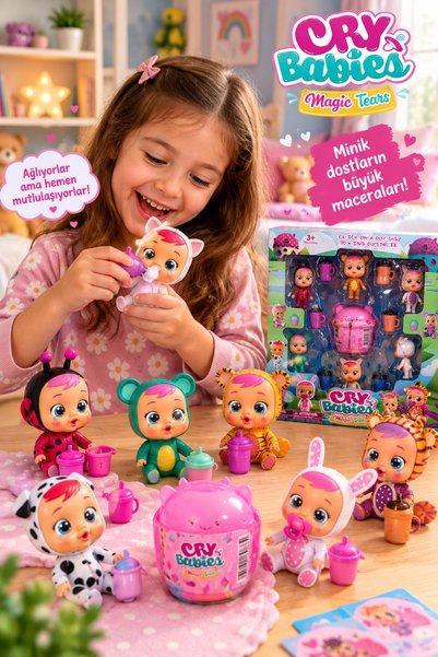 ToYaman KUTULU 6 LI CRYBEYBİ BEBEK