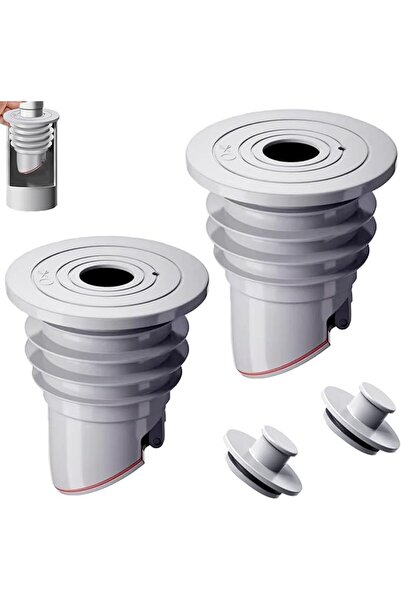 X SPRING Washing Machine Drain Hose Seal, 2 PCS Silicone Universal Fit (45-50...