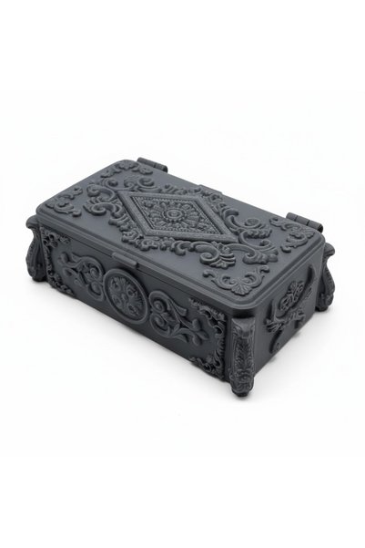 Elisya Nora Decorative Classic Embossed Jewelry Box and Organizer