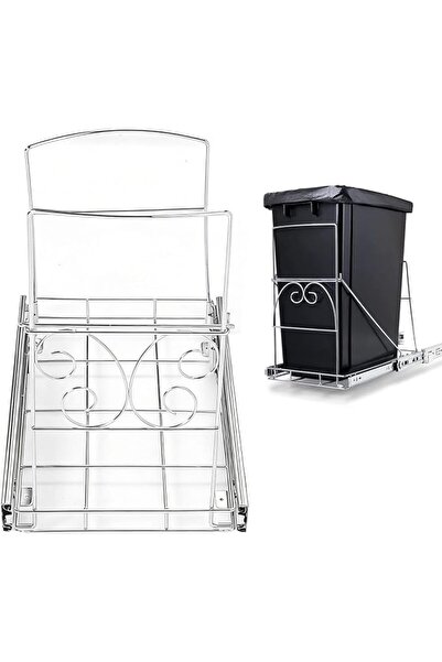 Elprico Under Sink Trash Can Pull Out, Pull Out Trash Can Under Cabinet & Sin...