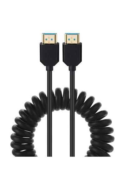 AWADUO كابل HDMI 2.1 ذكر إلى ذكر، سلك تمديد مرن عالي السرعة، HDMI ملفوف بدقة ...