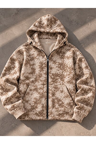 Risil-Nu Company Νέα σεζόν Unisex μπουφάν με σχέδιο μπατίκ, εποχιακό, με τσέπ...