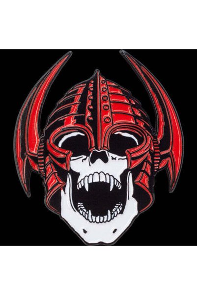 Powell Peralta ويليندر 2 دبوس طية صدر أحمر