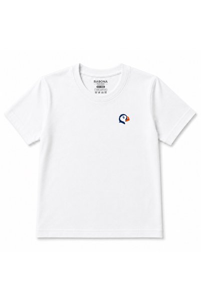 Rabona Fashion Παιδικό Μπλουζάκι με Εικονίδιο Geo-Puffin και Στάμπα στο Αριστ...