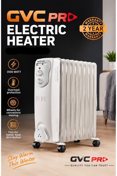 GVC PRO Electric Heater 1500Watt