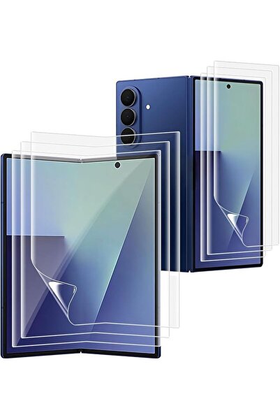 TERRIFI واقي شاشة لهاتف Galaxy Z Fold 7، [عبوة 2+2+2] فيلم شفاف عالي الدقة نا...