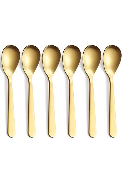 GENERAL Matte Rainbow Demitasse Espresso Spoons, Stainless Steel Satin Finish...