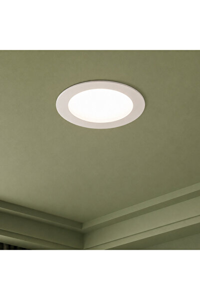 Alessandro DESIGN Spot LED AKTOBE, Ø16.8cm, 12W, Rotund, Lumină Rece, Alb, Me...