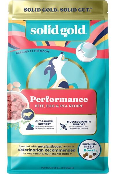 SOLİD GOLD طعام مغذي للكلاب بنكهة لحم البقر من باركينج أت ذا مون 1.7 كجم