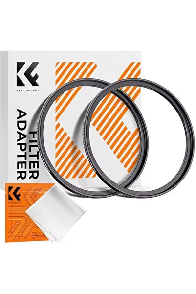 K&F CONCEPT 72-82mm Metal Step Up Ring, Aluminum Camera Lens Filter Adapter 7...