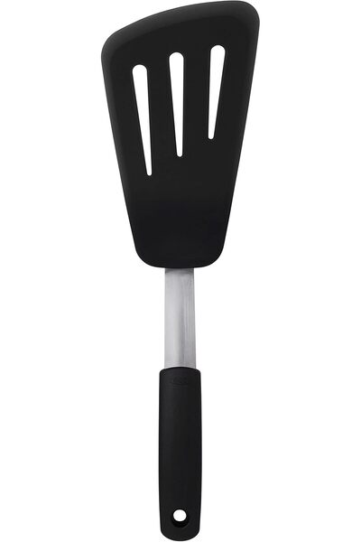 Oxo Good Grips Silicone Flexible Omelette Turner, Black, 1071532V5, Omelet Tu...