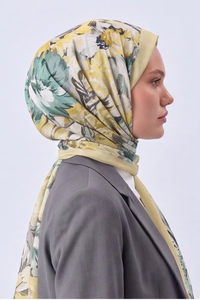 BONASERA EŞARP Women's Hijab Printed Shawl