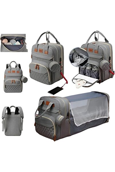 BYBEO Baby Diaper Bag Backpack, Multifunction Diapers Changing Station for Bo...