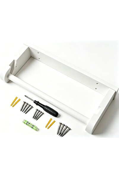 GENERAL Wood Paper Towel Holder Under Cabinet Wall Mounted Kitchen Rack