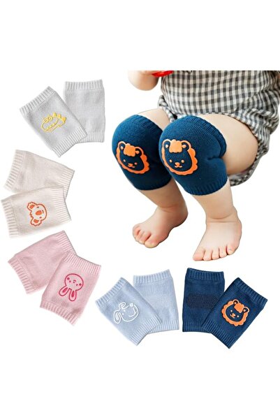 SYOSI 5 Pairs Baby Crawling Anti-Slip Knee Pads - Crawling Toddler Leg Warmer...