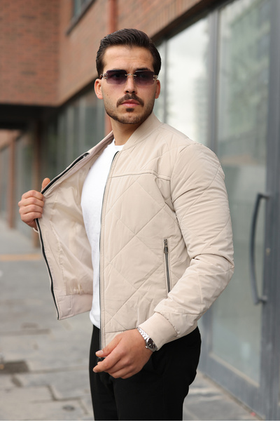 ronex KAPİTONELİ ASTARLI FERMUARLI BASİC BOMBER MONT