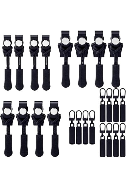 GENERAL 24 Pcs Zipper Repair Kit,Mixed Sizes Universal Zipper Replacement Sli...