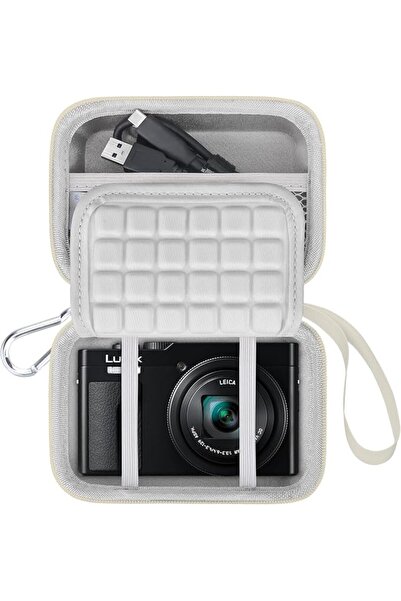 Lacdo حقيبة حمل الكاميرا لكاميرات باناسونيك LUMIX TZ99/TZ300/LX15/TZ95/TZ100/...