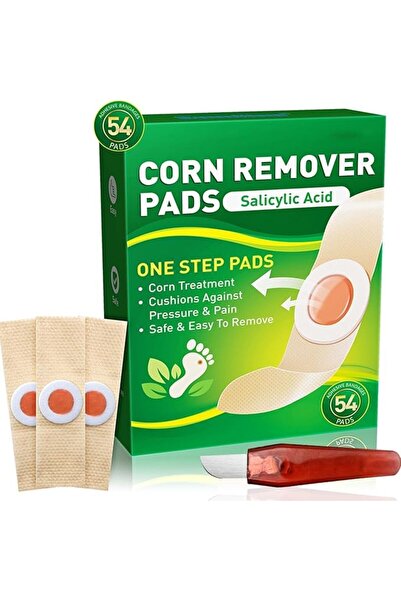 Yelajoy 54 PCS Corn Remover Pads with File Knife, Gentle Corn Plasters & Cush...