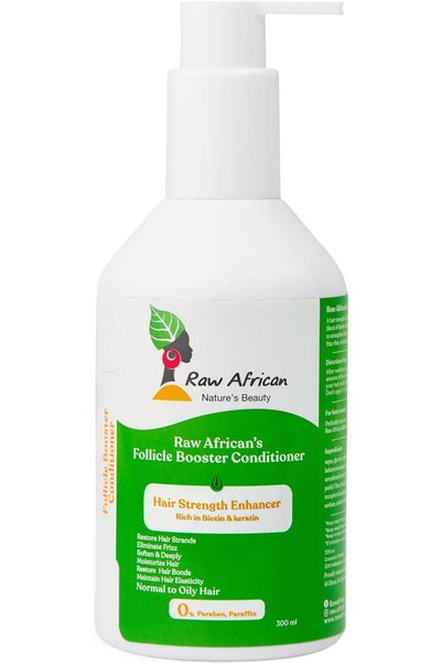 RAW AFRICAN بلسم معزز لنمو الشعر 300 مل