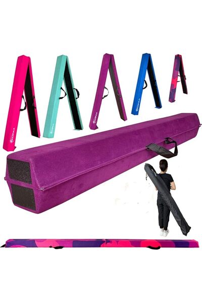 MARFULA 6 FT / 8 FT / 9 FT Folding Gymnastics Beam Foam Balance Floor Beam - ...