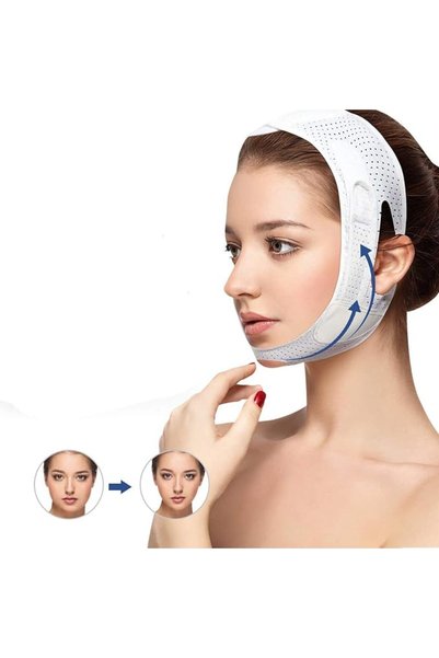 Monico حزام تنحيف الوجه، شريط رفع الوجه على شكل V، حزام تقليل الذقن المزدوج، ...