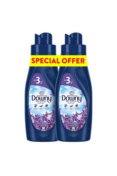 downy Lavender & Musk Concentrate Fabric Conditioner Value Pack 2 x 1 Litre