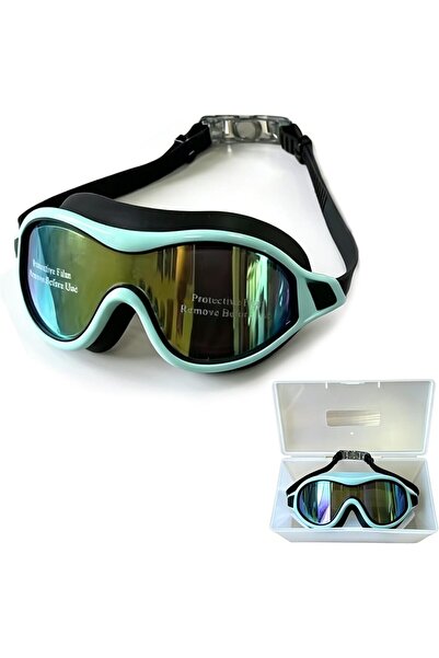 Generic Swimming Goggles for Adults, Wide View Lens with Anti-Fog & UV Protec...