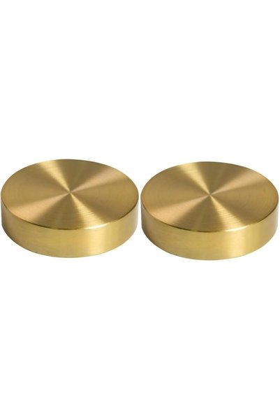 Generic قطعتان من مثقلات الأوراق للخط العربي، مكعب نحاسي دائري بقطر 1.97 بوصة...