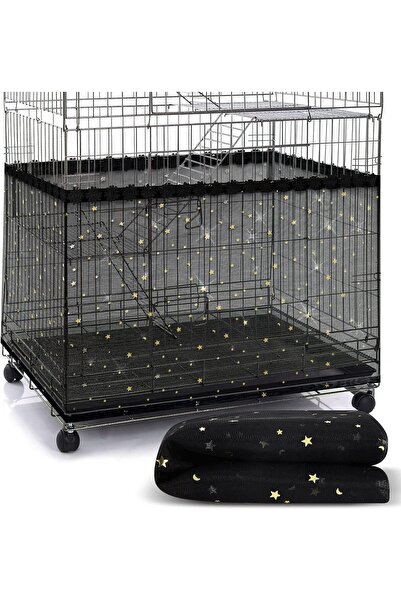 Generic Birdcage Seed Catcher, Nylon Mesh Cover for Parakeet, Macaw, and Afri...
