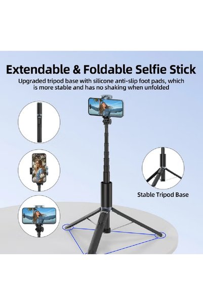 Jmary KT-259 Selfie Stick Tripod black color