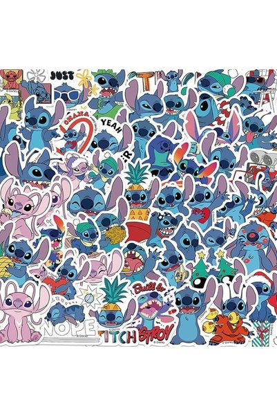 Generic 50 Pcs Stitch Stickers, for Water Bottles Lilo, Stitch Sticker, for G...