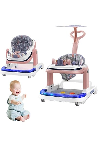 Aissiora Baby Walker, 3-in-1 Foldable Baby Walkers and baby Activity Center w...