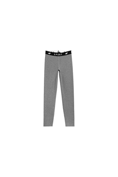 4F Pantaloni W H4L22-SPDF 351 gri mediu melanj