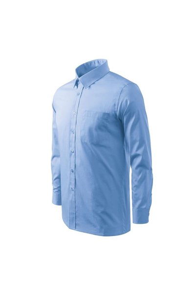 Malfini Cămașă Style LS M MLI-20915 albastră
