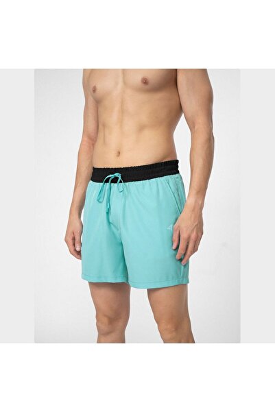 4F Pantaloni scurți M 4FSS23UBDSM027 turcoaz