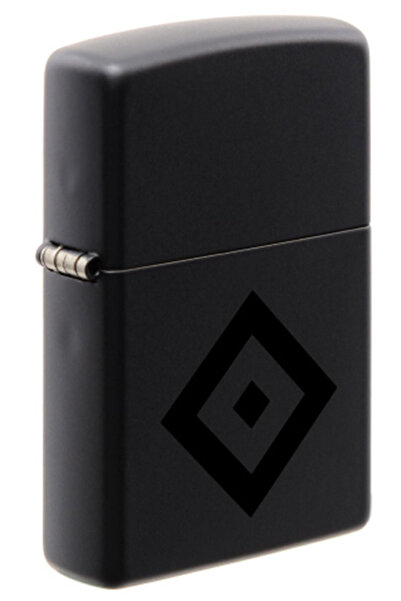 Zippo Αναπτήρας - Μαύρο Ματ / Μαύρο Ρόμβος