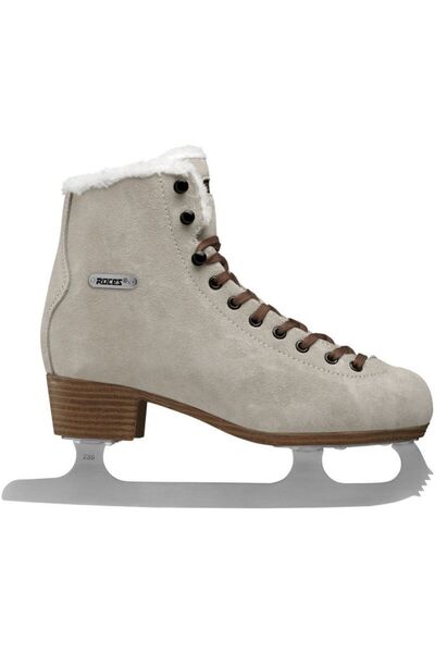 Roces Pantofi de patinaj artistic din piele întoarsă și blană W 450702 00001