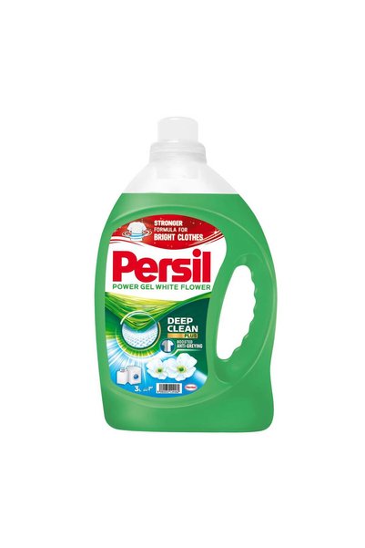Persil Power Gel White Flower Liquid Laundry Detergent 3 Litres