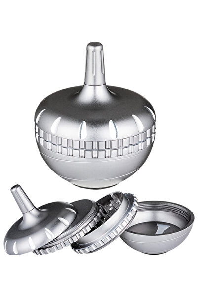 Green Leaf Γυροσκόπιο Grinder 63mm Ασημί - 3 μέρη