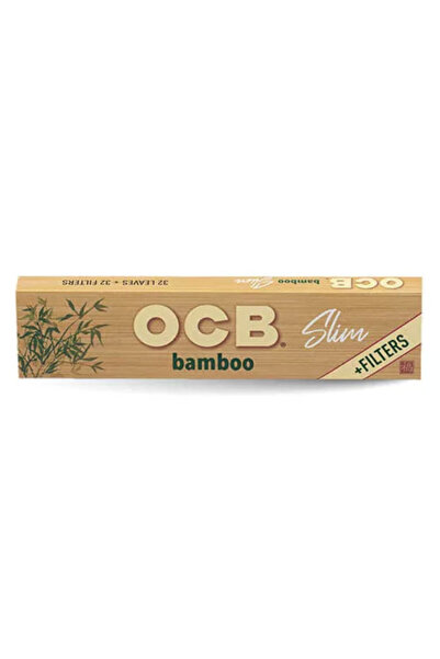OCB Χαρτάκια στριφτού μπαμπού King Size Slim με φίλτρα