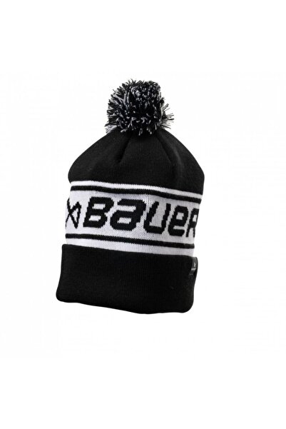 BAUER Căciulă de iarnă Team cu pompon și nervuri SR 1063358