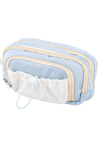 Generic 5-Layer Large Capacity Pencil Case Bag Organizer, Zippered Pen Holder...