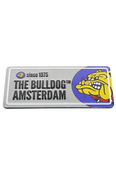 The Bulldog Διακοσμητικός Μαγνήτης Άμστερνταμ - Ασημί Πινακίδα Κυκλοφορίας (8...