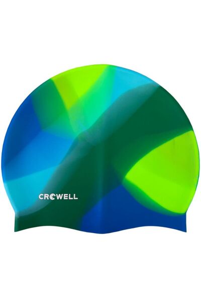 CROWELL Casca de înot din silicon Multi Flame, col.20