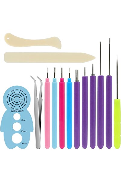 Generic Paper Quilling Slotted Kit, Assorted Sizes Rolling Curling Quilling N...