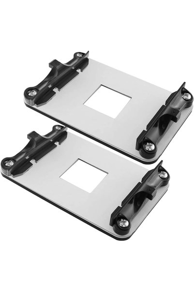 Generic 2-Pack Durable AM4 CPU Heatsink Brackets for Air & Water Cooling, Com...