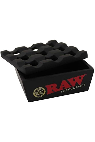 RAW Βασιλικό Μεταλλικό Τασάκι 8x8εκ. - Μαύρο