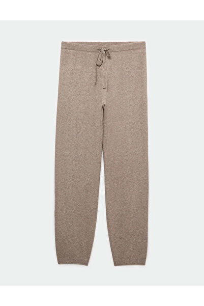 Marks & Spencer Örgü Barrel Kesim Kadın Jogger Pantolon