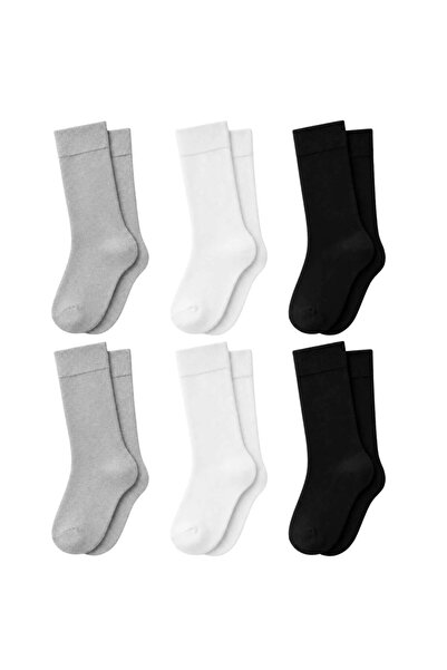 WomanAndKids Wak Women's Bamboo Long Socks 6-Pack, Seamless Toe Soft Textured...